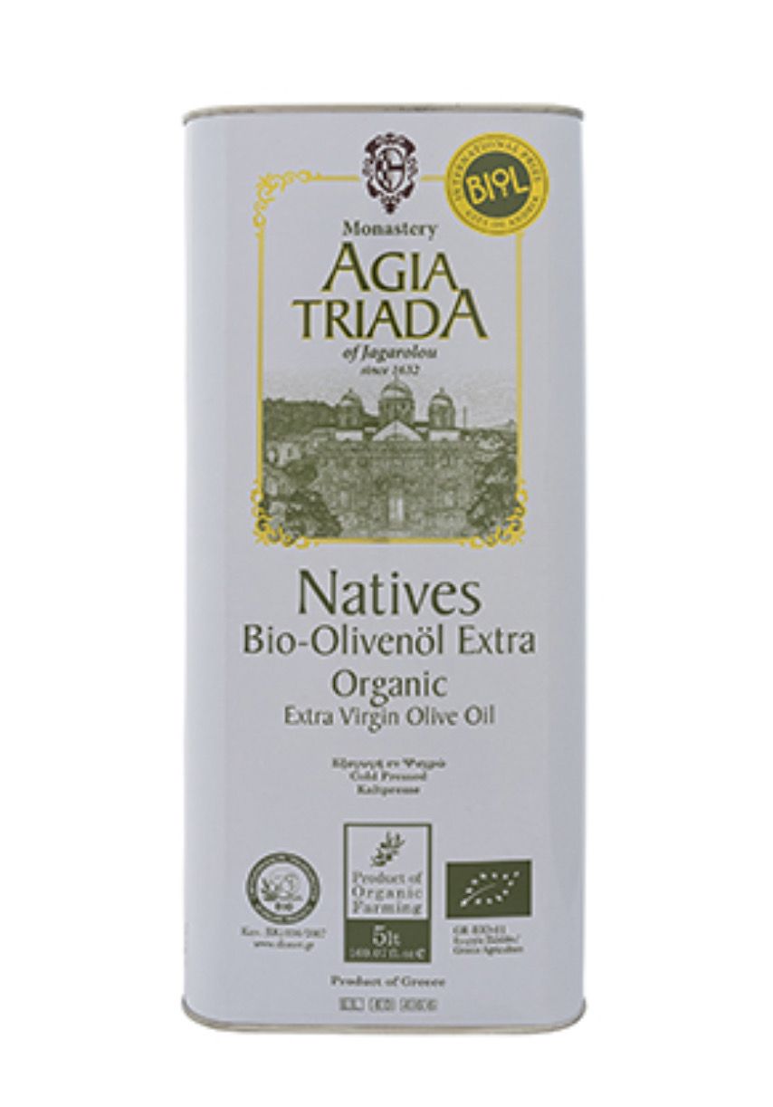 Оливковое масло "Agia Triada" Extra Virgin Organic Bio, 5л