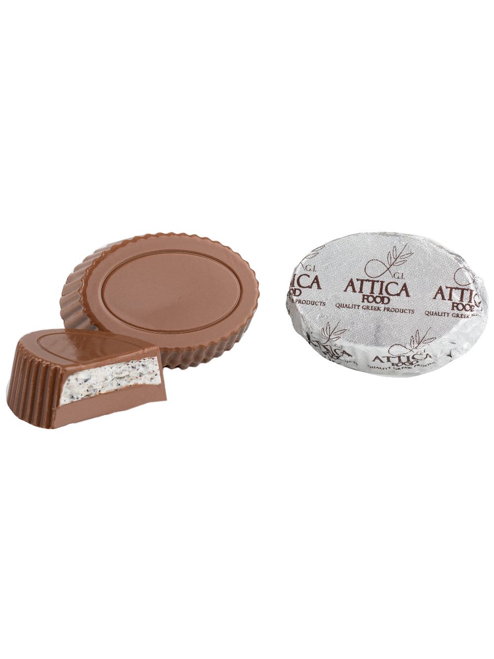 Шоколадные конфеты с начинкой из ванильного пралине и печенья