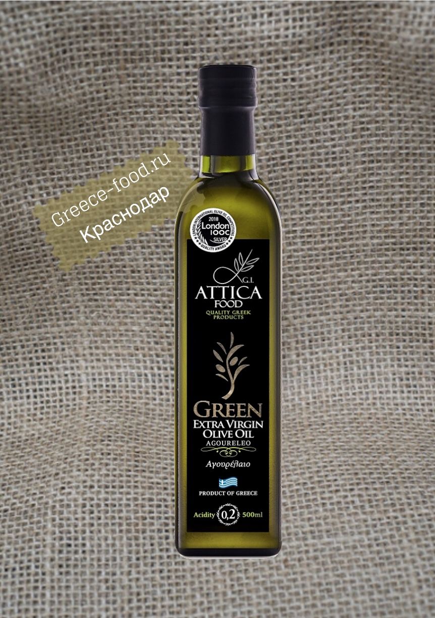 Оливковое масло “Attica food agoureleo” Extra Virgin Olive oil, 0,5л*12 шт