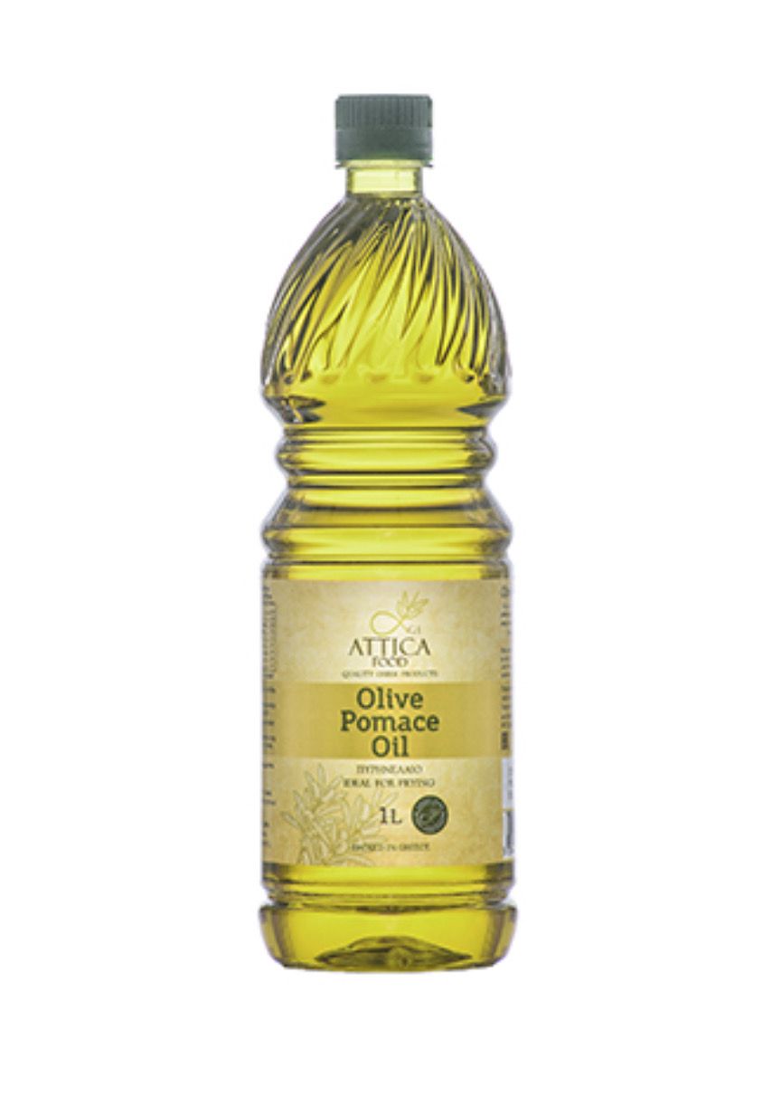 Оливковое масло для жарки “Attica Food” Pomace, 1л