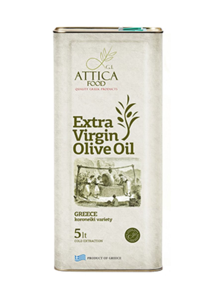 Оливковое масло “Attica food” Extra Virgin Olive oil, 5л