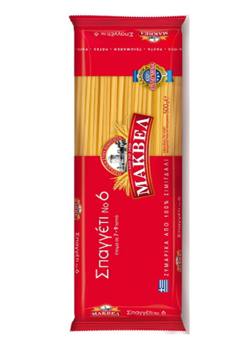 Спагетти №6 "Makvel", 500г