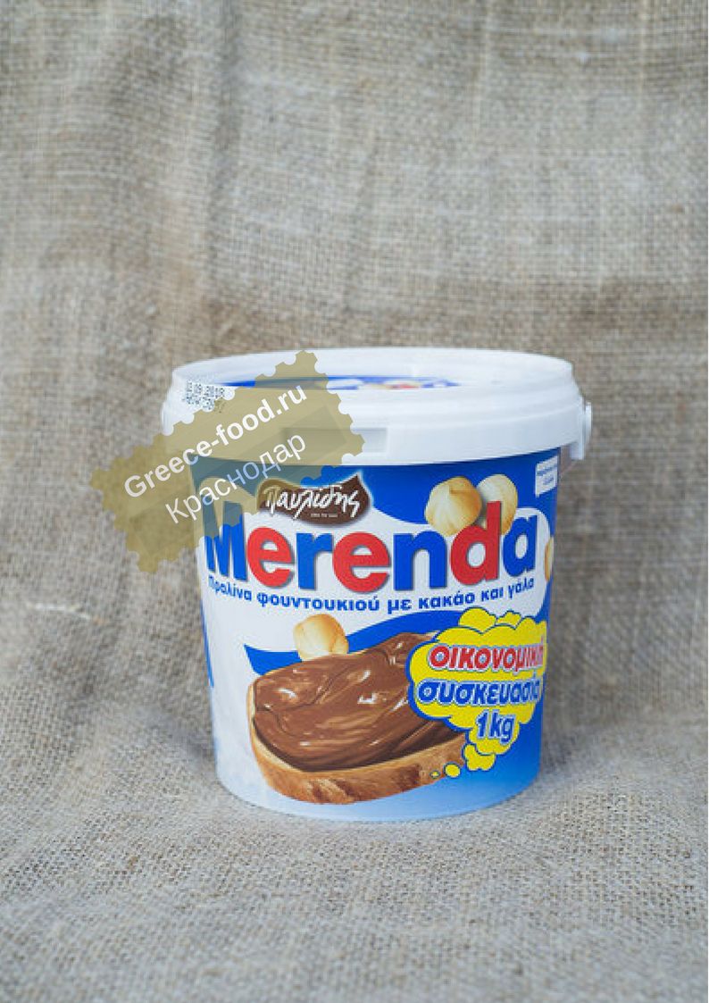 Шоколадная паста "Merenda", 1кг*6 шт