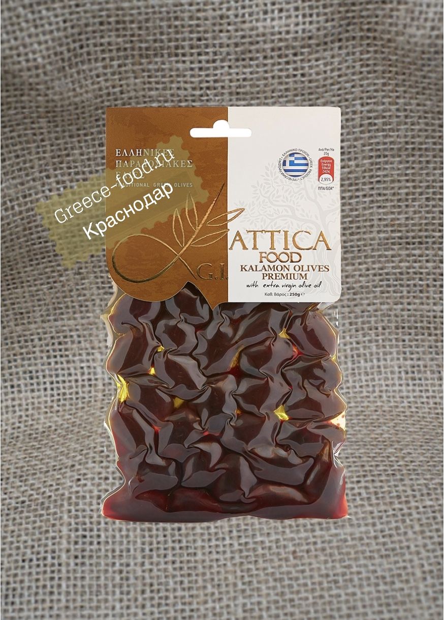 Оливки Kalamon “Attica Food”, 250г*20 шт