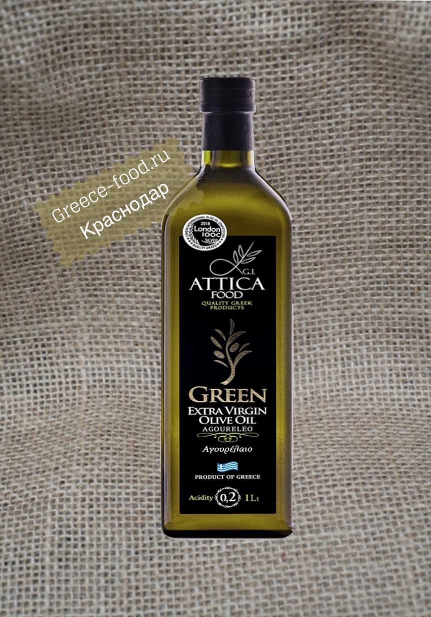 Оливковое масло “Attica food agoureleo” Extra Virgin Olive oil, 1л*12 шт