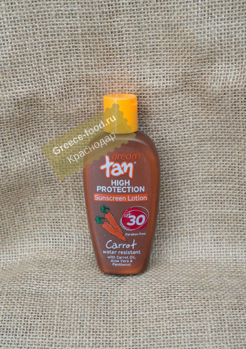 Солнцезащитный крем для тела "Dream Tan" SPF 30 с каротином, 150мл*6шт