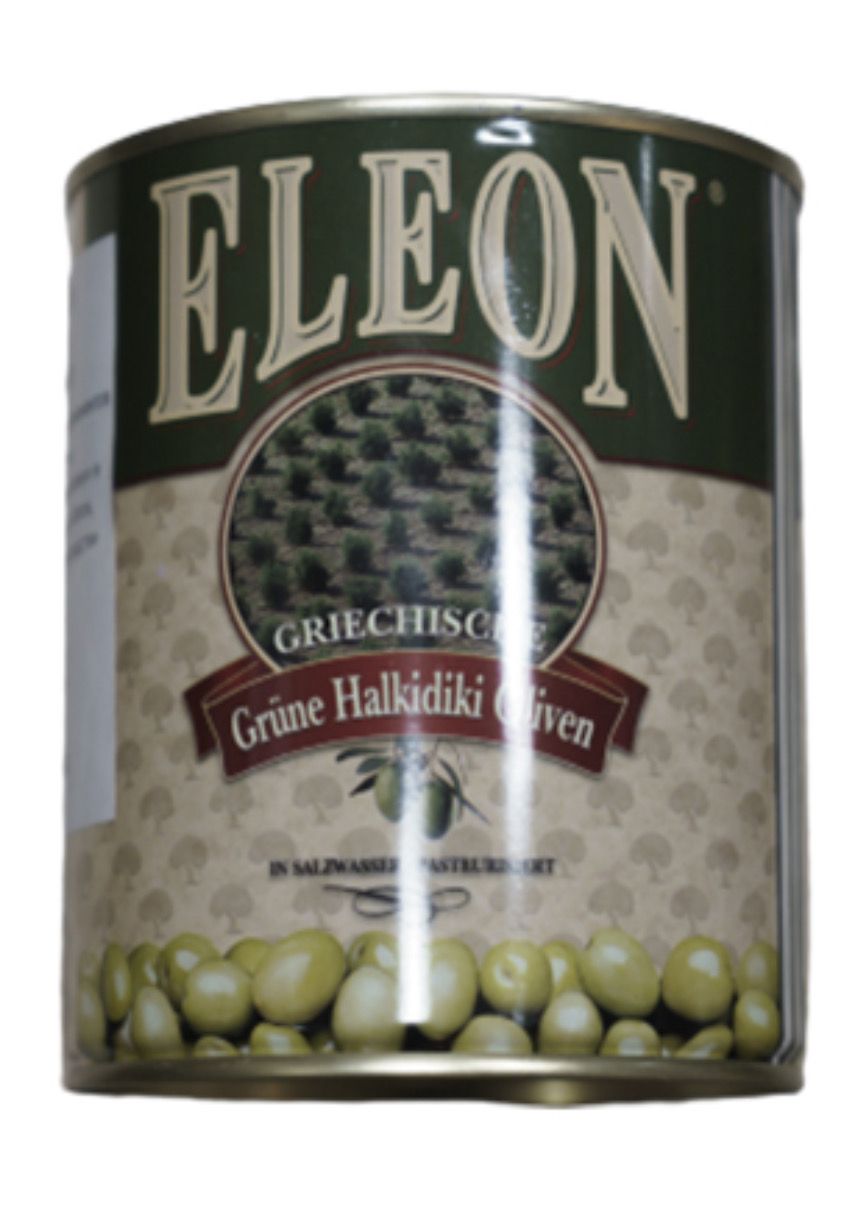 Оливки зеленые с косточкой, ж.б, 4,1 кг